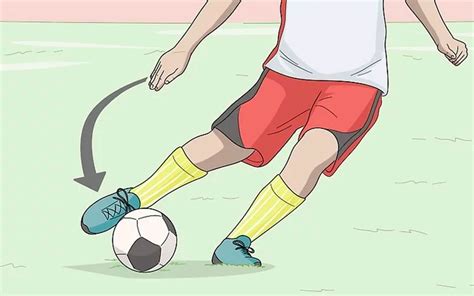 langkah langkah menendang bola dengan kaki bagian dalam